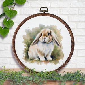 Rabbit / Animal / Cross Stitch PDF Pattern / Instant Download