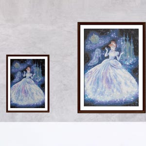 Cinderella - 2 sizes - / Princess / Cross Stitch PDF Pattern / Instant Download