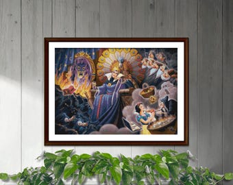 Snow White - The Evil Queen - / Cross Stitch PDF Pattern / Instant Download