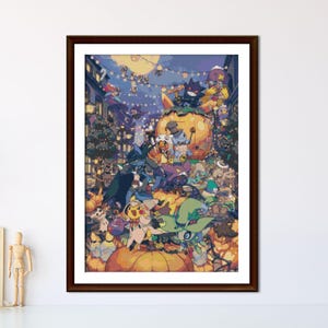 Pokemon Halloween Parade / Cross Stitch PDF Pattern / Instant Download
