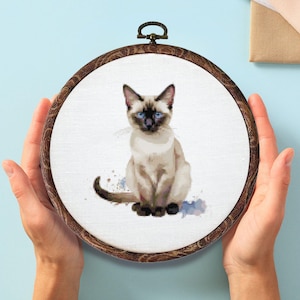 Siamese / Cat / Cross Stitch PDF Pattern / Instant Download