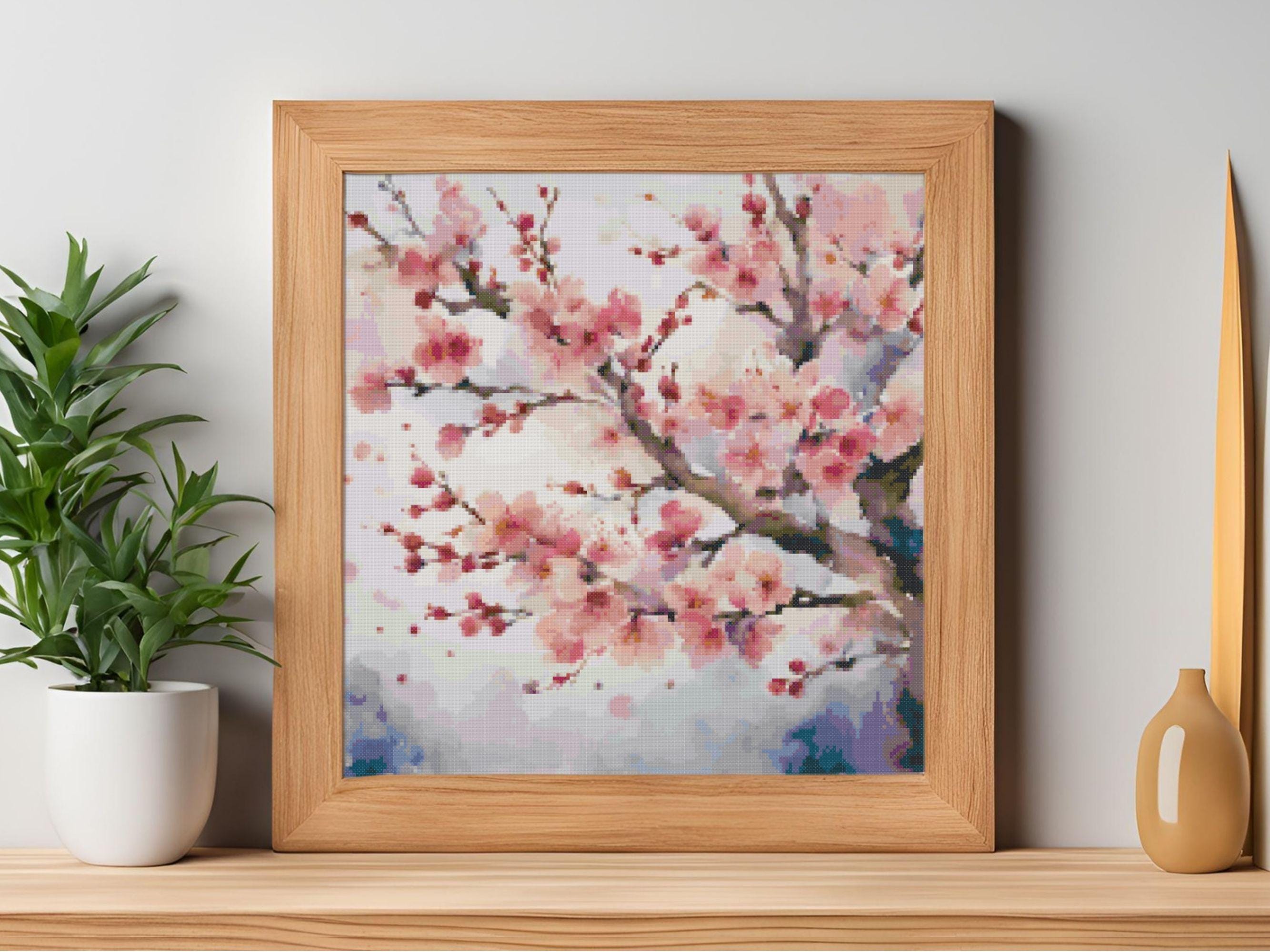 Sakura - Cherry Blossom - / Cross Stitch PDF Pattern / Instant Download ...