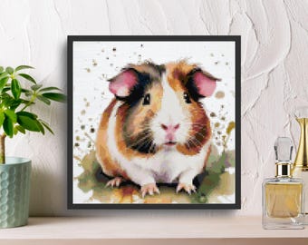 Guinea pig / Animal / Cross Stitch PDF Pattern / Instant Download