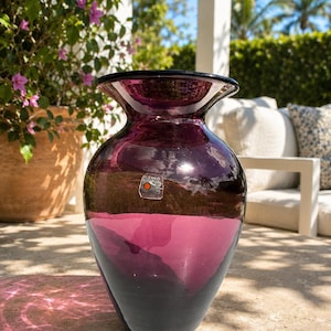Blenko Glass Vase - Etsy