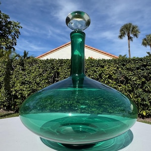 Rare Blenko Glass Decanter - Etsy