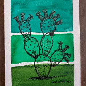 Jeu de cartes vierges Cactus