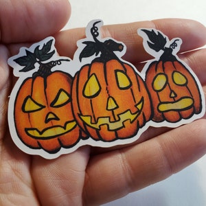 Jack O Lantern Vinyl Sticker