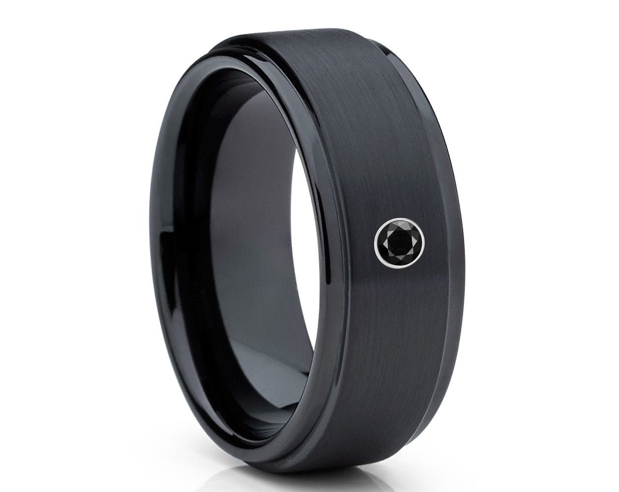 Tungsten Carbide Mens Wedding Ring | Handmade Rings