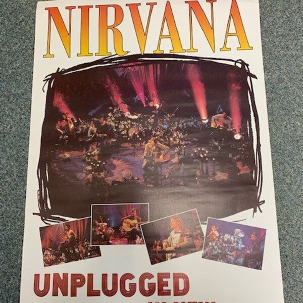 Nirvana Unplugged Poster