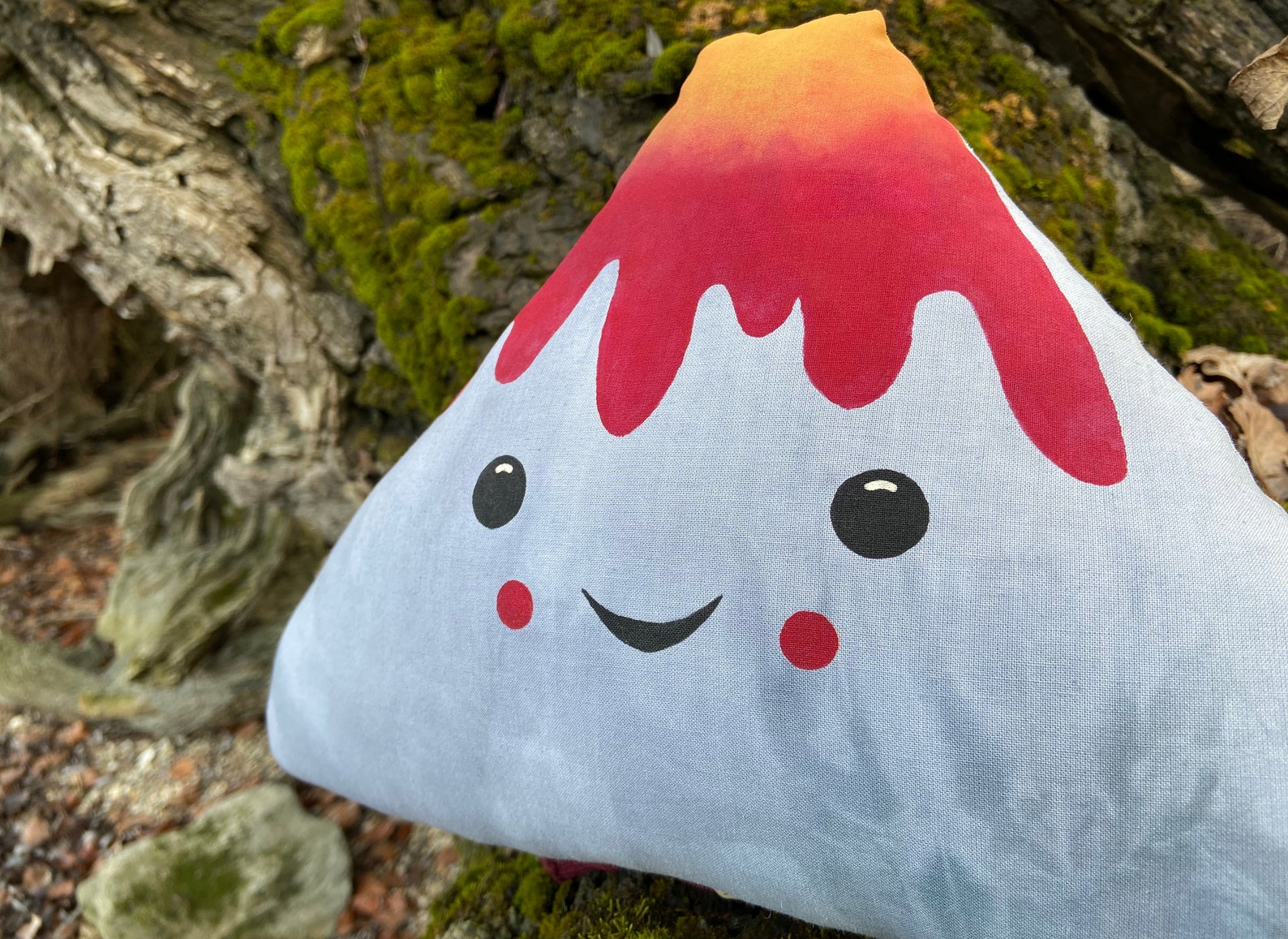 Tiny Volcano Pillow Decorative Pillow Playroom Decor Kids Etsy