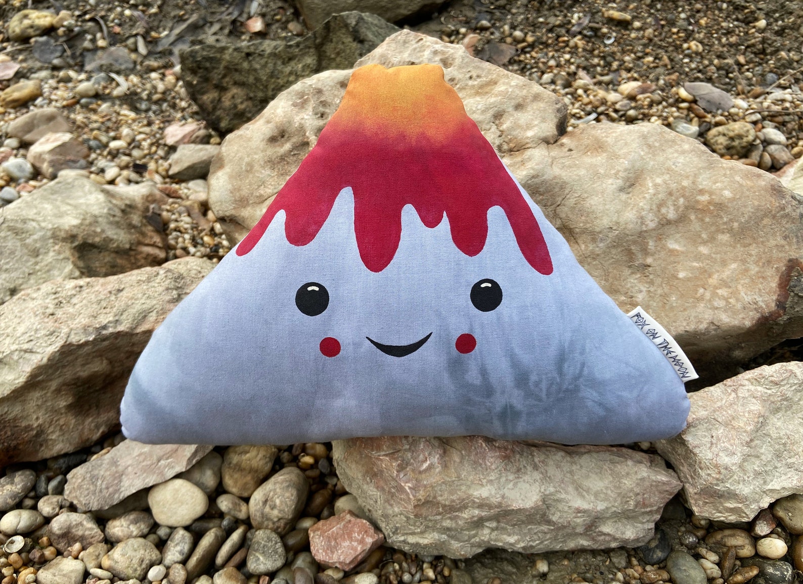 Tiny Volcano Pillow Decorative Pillow Playroom Decor Kids Etsy
