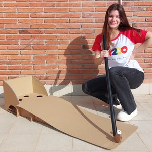 Planos de un minigolf de cartón Putt-n-play DIY juguete