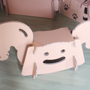 Blueprints for cardboard rocking horse for toddler image 3