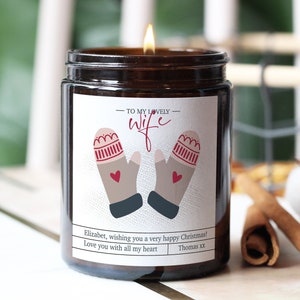 Wife / Girlfriend Christmas Candle Gift