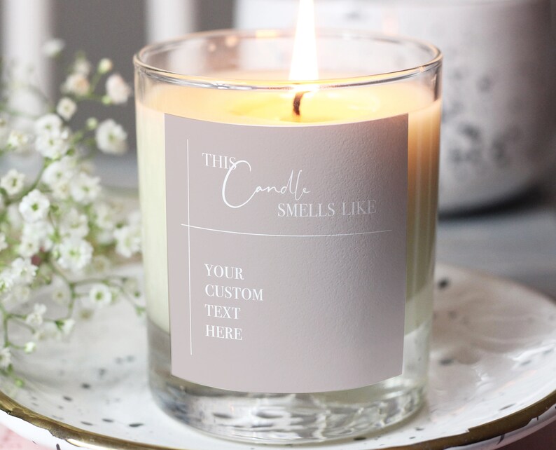 Custom Candles Personalised This Candle Smells Like Own Etsy UK