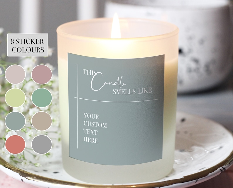 Custom Candles Personalised This Candle Smells Like Own Etsy UK