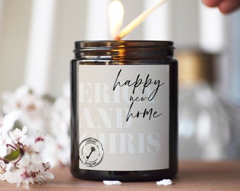 Personalised New Home Candle, Housewarming Gift, New Home Gift, First Home Gift, Personalised New Home Gift, Home Decor, Gift For Couple,