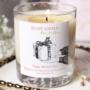 Mothers Day Gift, Gift For Mum, Mothers Day Candle, Personalised Gift For Mum, Personalised Soy Candle, Candle For Mum, Mother Gift