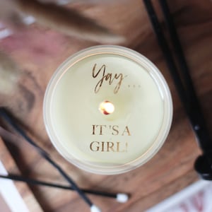 Hidden Message Candle, Unique Custom Candle Gift, Perfect For Funny or Rude Birthday Gift / Wedding Proposal / Baby Reveal