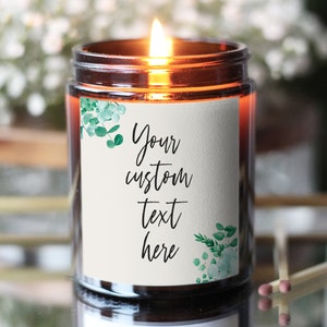 Custom Candle, Personalised Message On Candle, Any Custom Text On Candle, Funny And Rude Candle, Gift For Best Friend | Mum | Sister | Nana