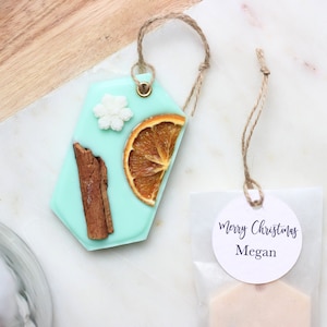 Winter Scented Soy Wax Wardrobe Fresheners, Personalised Stocking Filler Stuffer Idea For Women, Festive Hanging Wax Sachet, Wardrobe Sachet