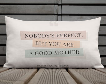 Personalized Mom Pillow, Custom Quote Pillow, Mother's Day Gift