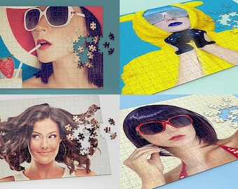 Custom Photo Jigsaw Puzzle, Personalized Family Gift, 252/520 Pieces