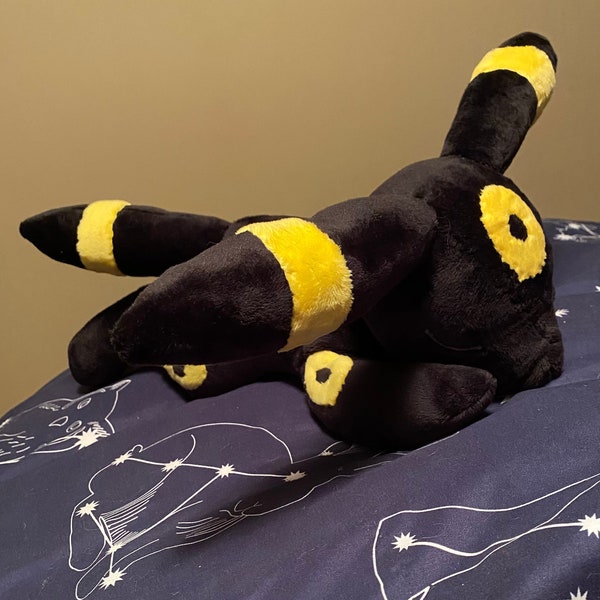 Umbreon Sleeping Plush Sewing Pattern