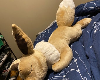 Eevee Sleeping Plush Sewing Pattern