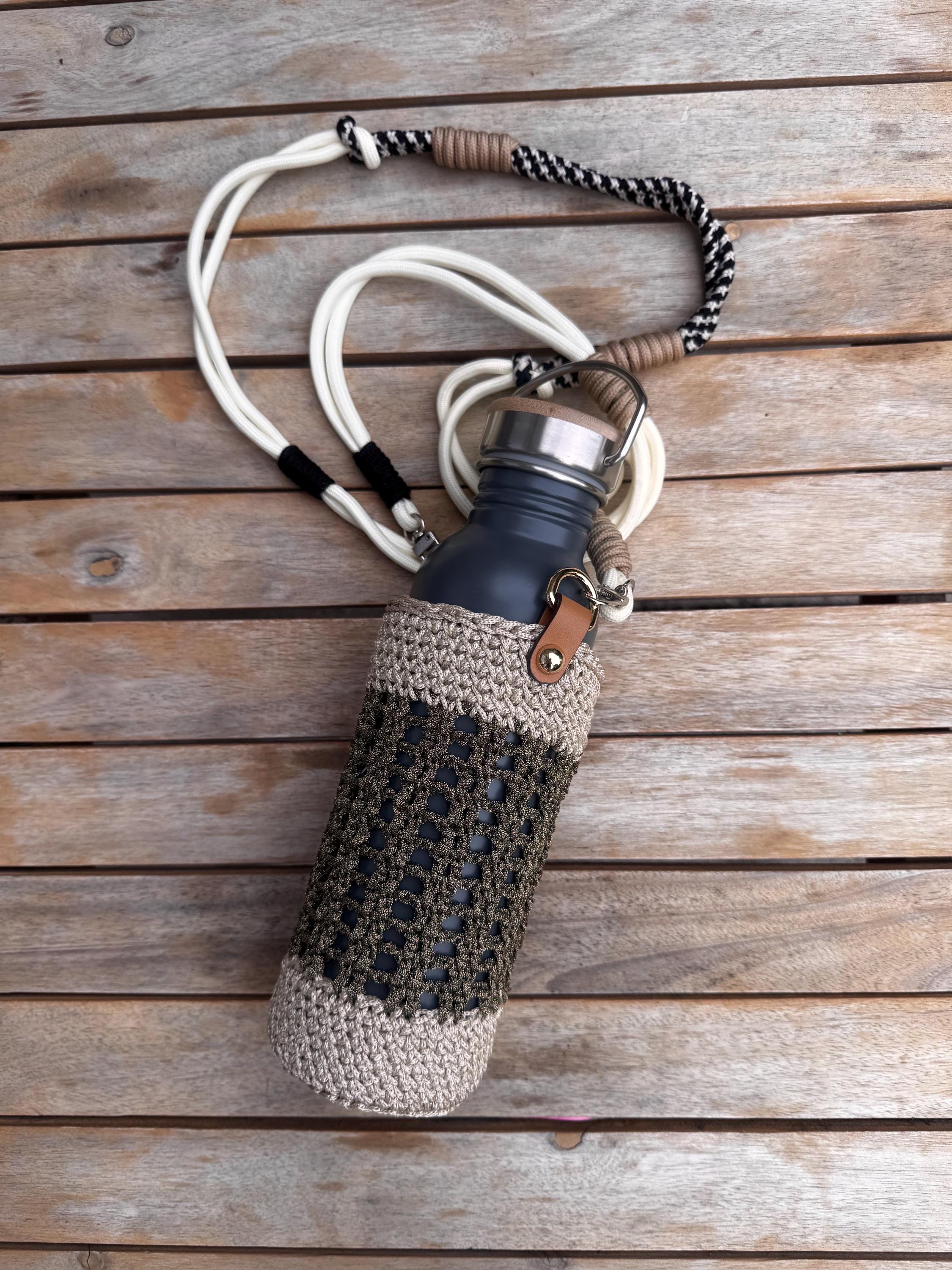 40 Crochet Water Bottle Holder Patterns for On the Go 20 Crochet Water Bottle Holder