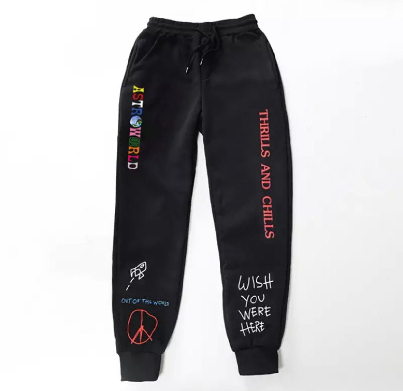 Astroworld Travis Scott Sweatpants | Etsy