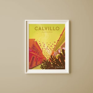 Calvillo, Aguascalientes Fine Art Print | Colorful Mexico Travel Original Art Print Home Decor