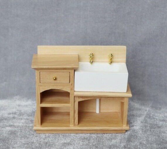 Miniature Bathroom Sink Dollhouse Sink Basin With Etsy