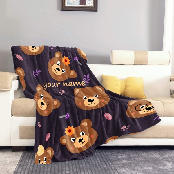 Teddy Bear Blanket Etsy