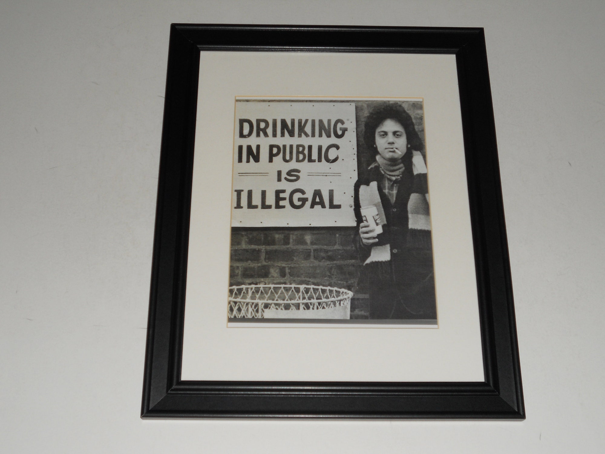 Billy Joel "Drinking in Public" Poster