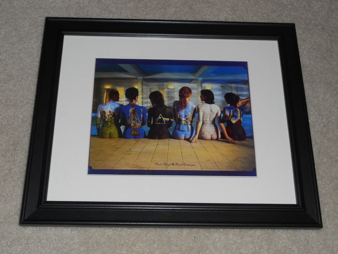 Framed Pink Floyd Back Catalog Poster the Wall, Dark Side of the Moon, Animals 14x17 David