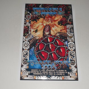 Large Grateful Dead 1995 Summer Tour (last tour) Poster Jerry Garcia 19"x13"