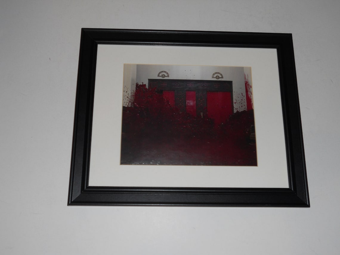 Framed the Shining 1980 blood Elevator Famous Etsy