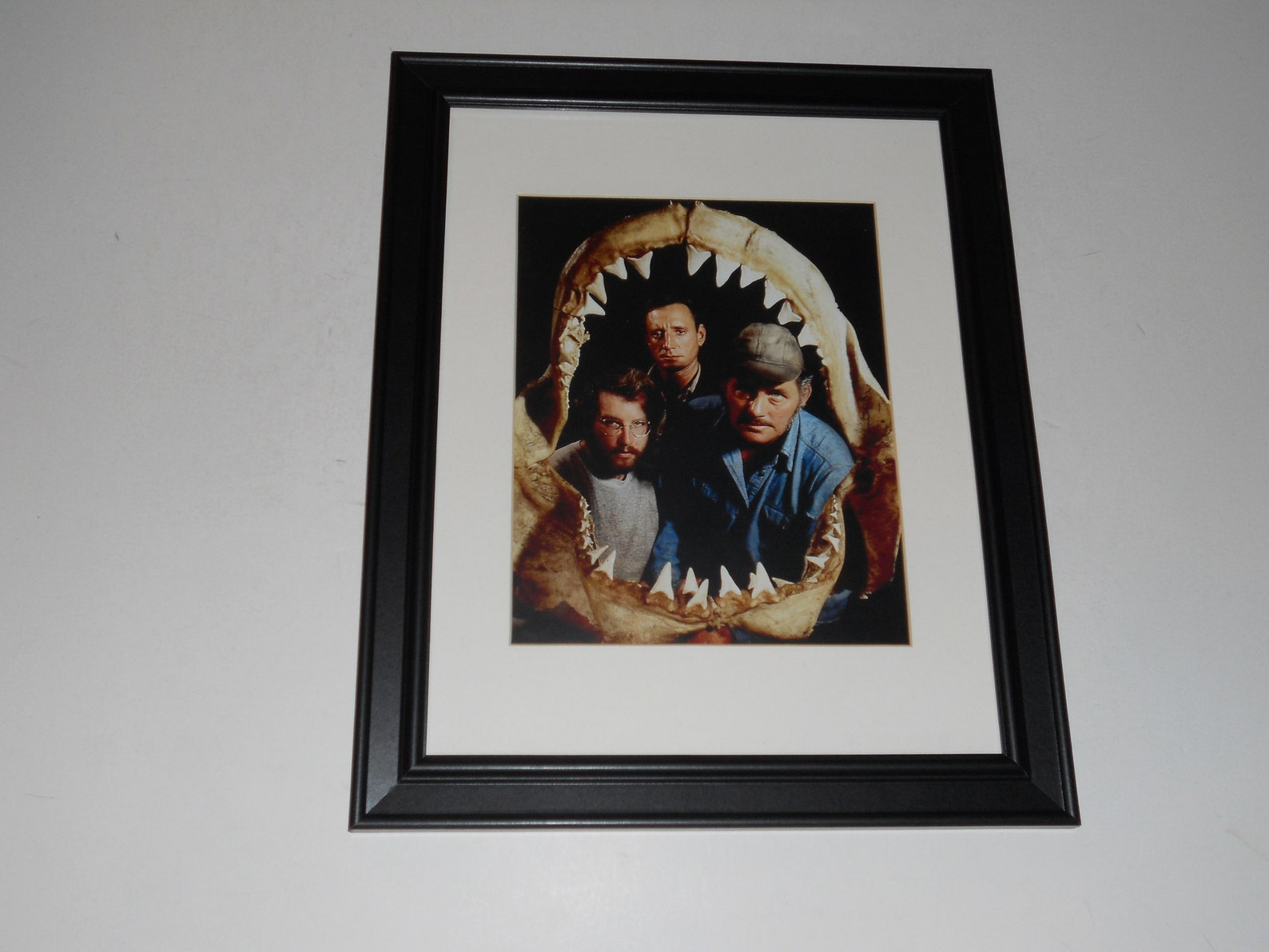 Framed Jaws 1975 Promo Picture Print Hooper Quint Brody in Etsy