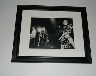 Large Framed The Clash '79 on stage Joe Strummer,Mick Jones,Paul Simonon 24"x20"