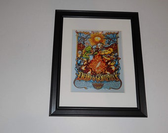 Large Framed Dead & Company 2018 Summer Tour Poster Grateful Dead John Mayer