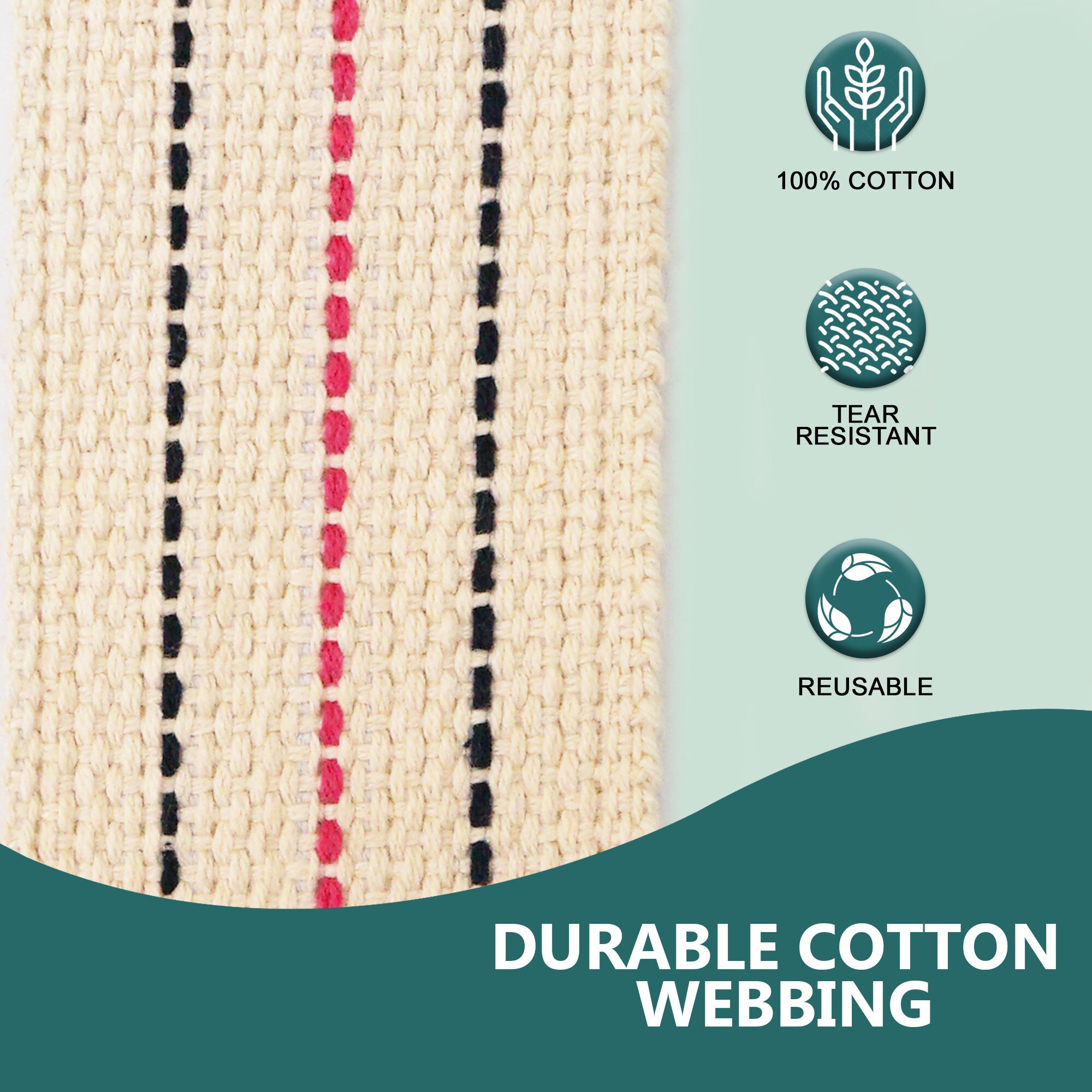 20-foot 2-inch Webbing for a Range of Applications. High Quality ...