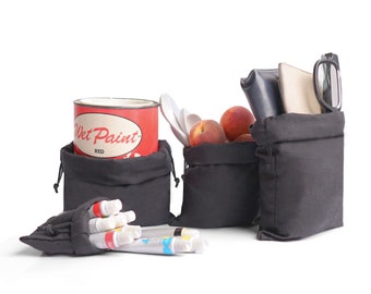 4 x 6 Inches Cotton Black Single Drawstring Bags. Storage Reusable Natural Storage Muslin Bags. Premium Quality Gift & Party Favor Bags