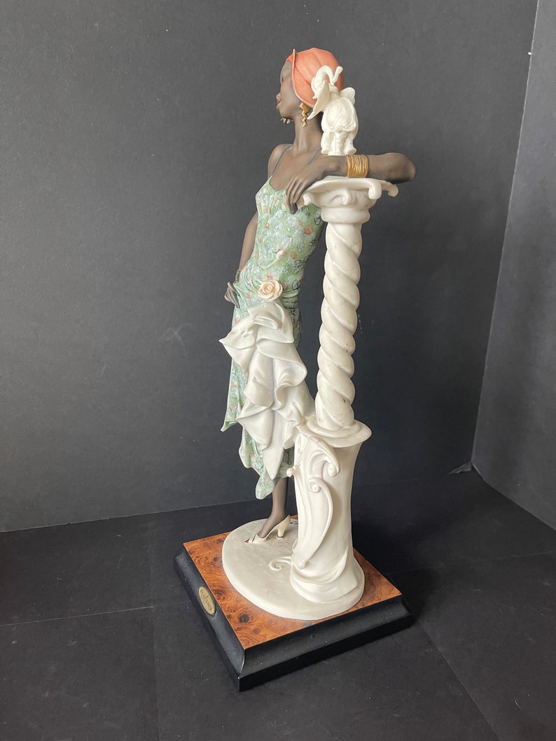 Florence Giuseppe Armani Rare Figurine Limited Edition BLACK LADY With