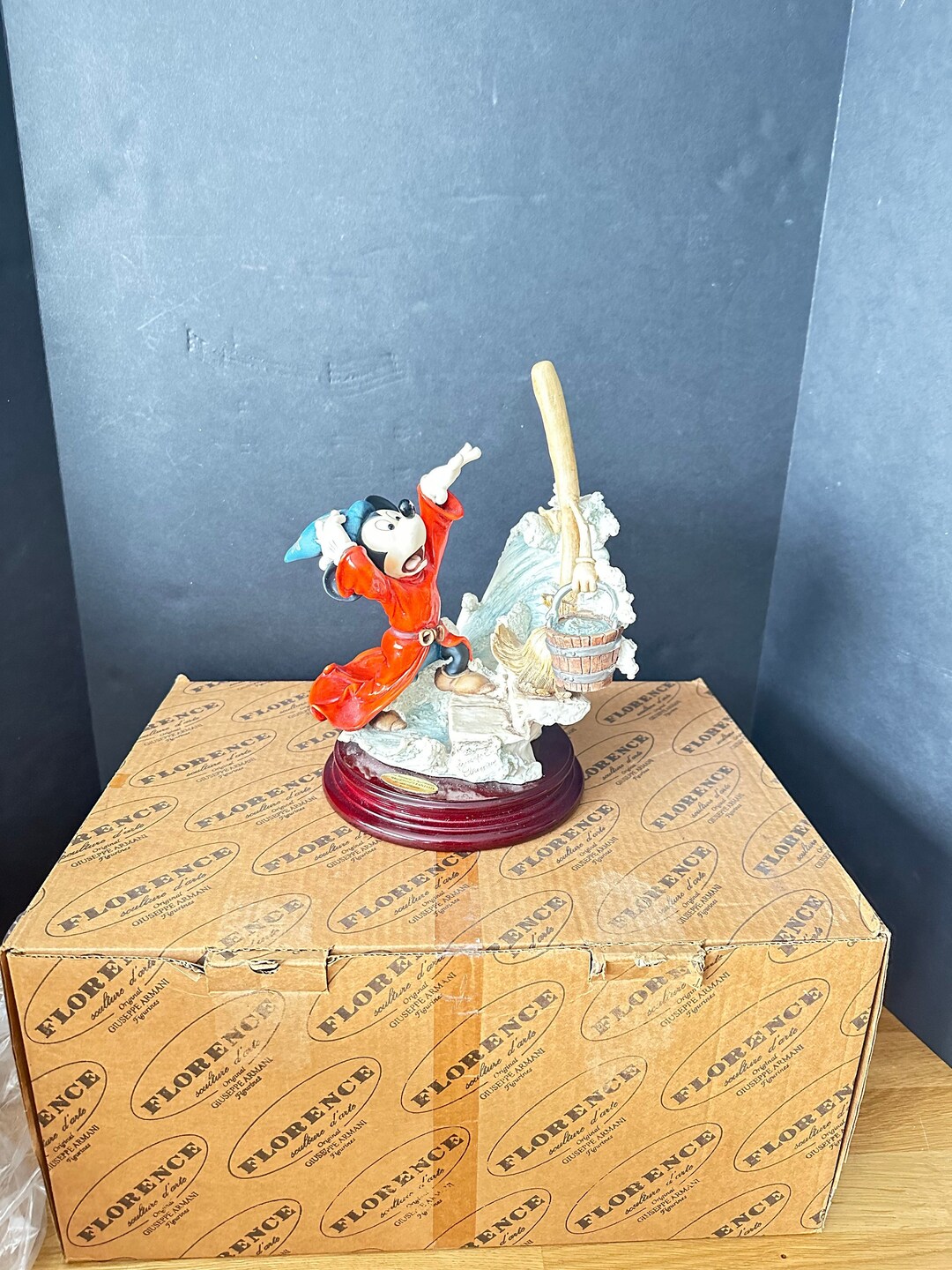 彫刻 florence Giuseppe Armani Mickey Mouse Disney Giuseppe Armani Mickey Mouse Doctor Figure 9