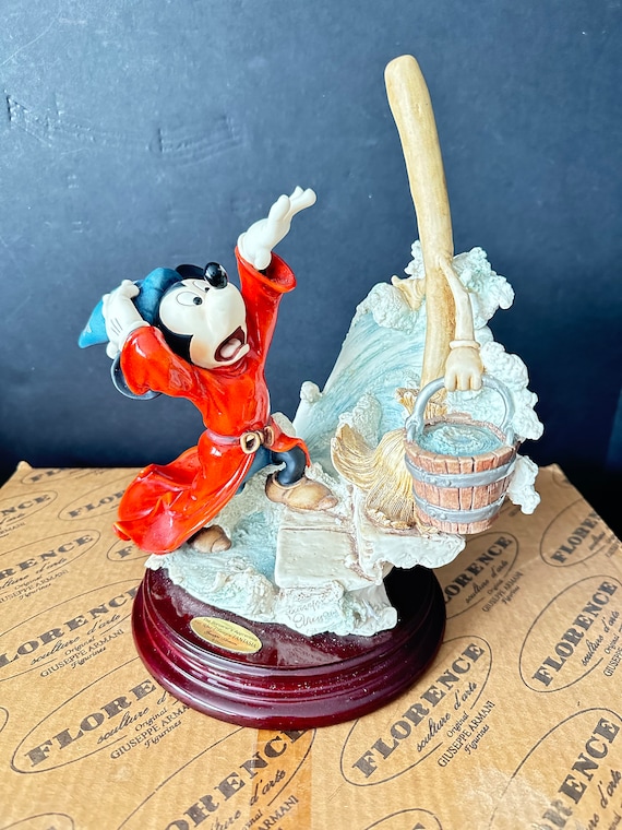 彫刻 florence Giuseppe Armani Mickey Mouse Florence Giuseppe ARMANI MICKEY MOUSE Sourcerer's Apprentice Walt