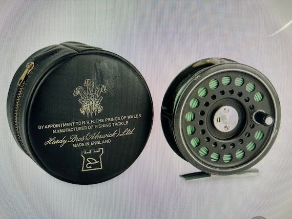 Vintage HARDY BROS., Cased the Prince 7/8 Fly Fishing REEL 3 1/4 Diameter  Mechanically Functioning 