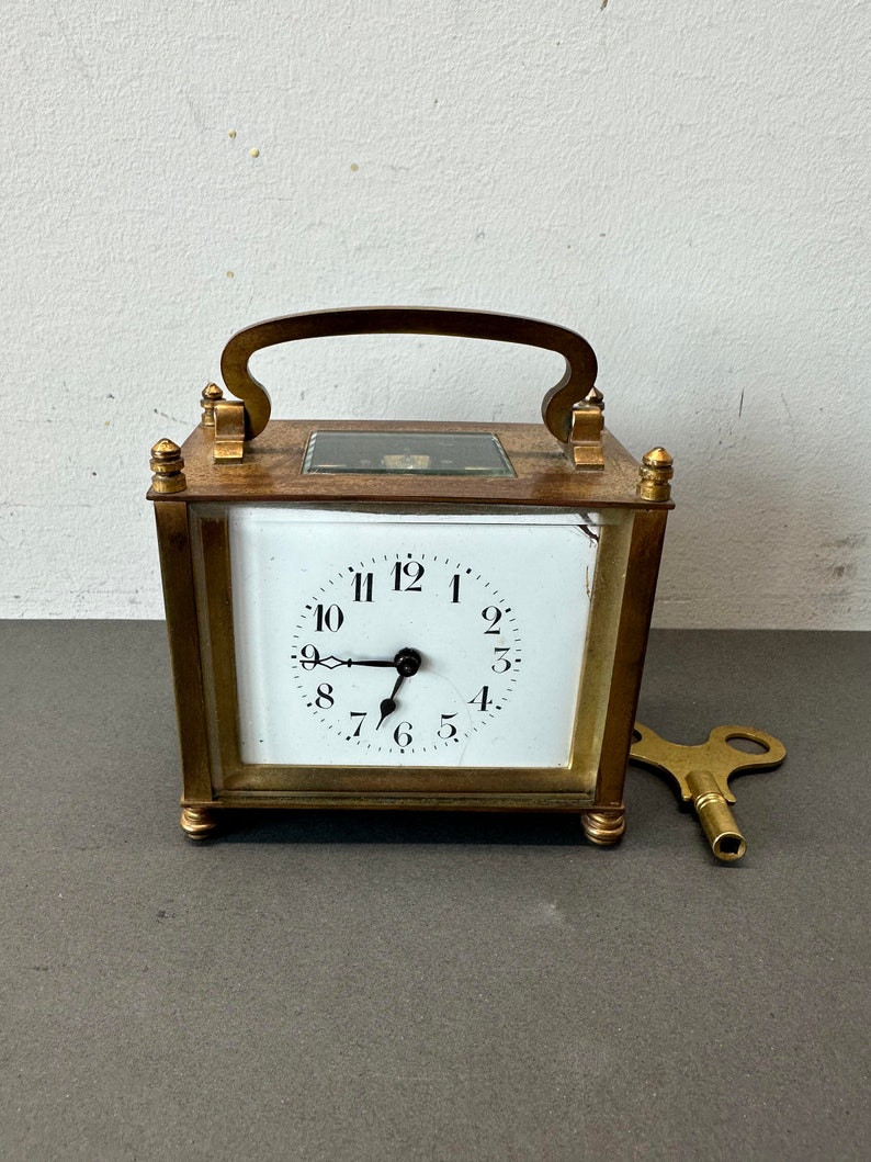 ANTIQUE France Carriage CLOCK, KEY Included 1927 Working - Etsy UK