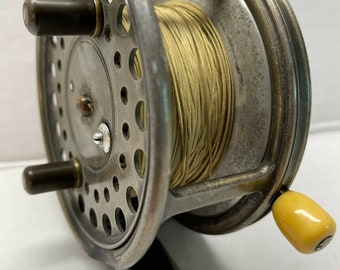 HARDY Bros Vintage  SILEX MAJOR 4 1/4" Fly Fishing Reel Mechanically Functioning