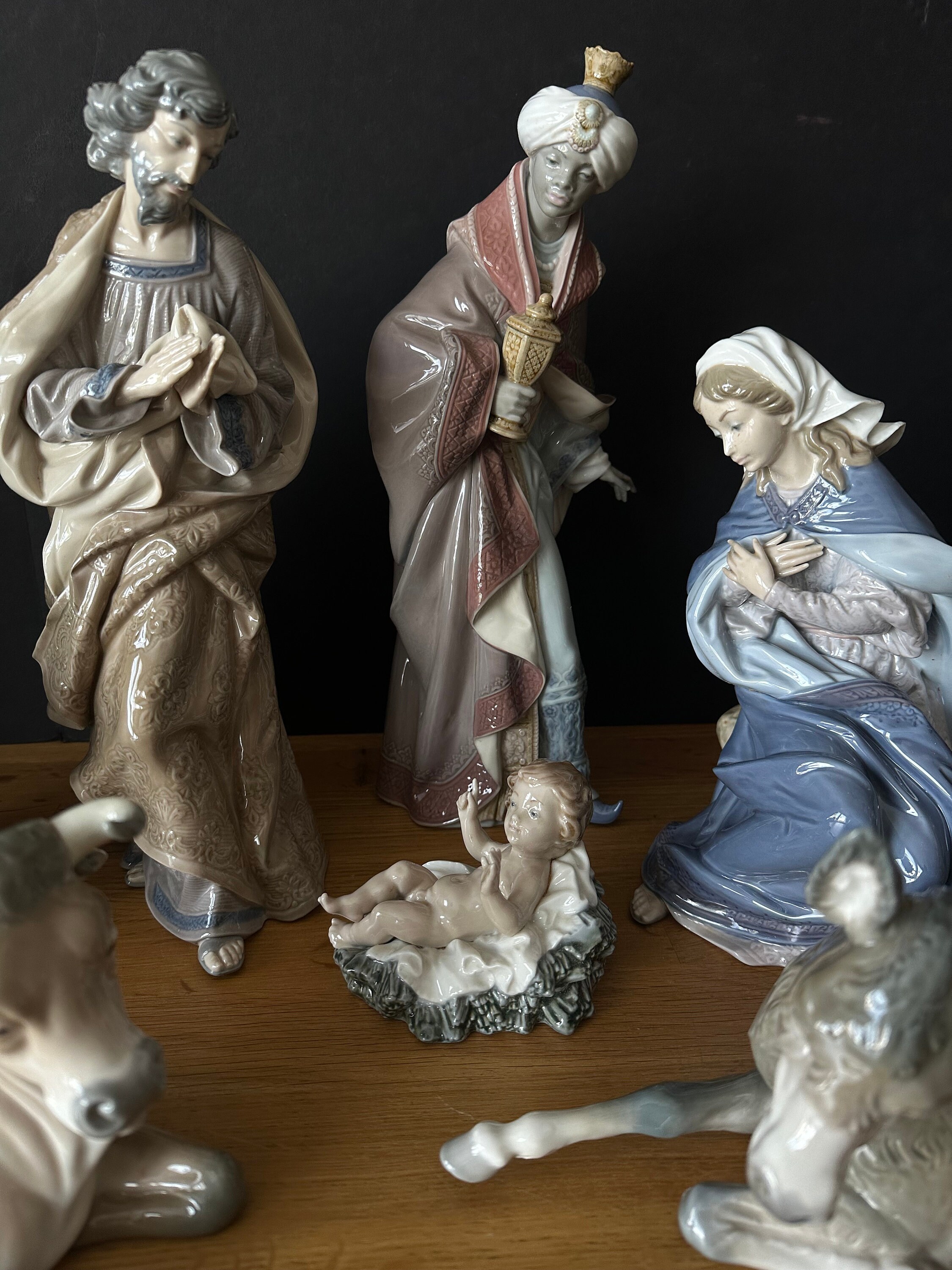 ◯LLADROリヤドロ キリスト降誕の聖母 LLADRO リヤドロ 喜びに満ちた家族 グレス キリスト降誕 聖